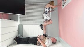 Soccer Boot Studded Sneakers Trampling In Dresses & Skirts (4K)