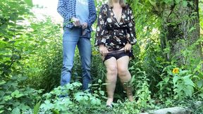 Mom-in-law thighs get pounded with hot &mdash;  sticky semen &mdash;  ecstasy ensues