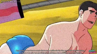 Bolin pleasures himself with big anal toys in Avatar hentai