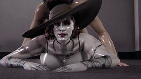 Seductive Lady Dimitrescu in 3D Hentai - Cowgirl Big Ass, Wet Pussy Fuck, and Creampie Finish