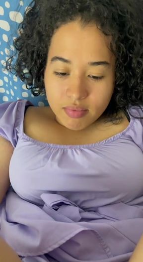 My neighbor comes home on a super hot day