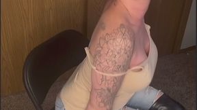 He Tied Me Up and Made Me Suck His Cock!