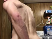 Teen gets really horny after workout