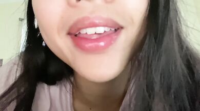 Your juicy 18 year old throat full of your thick ribbed cum