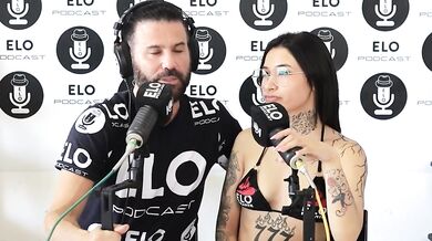 Latin hottie swallows deep public gangbang