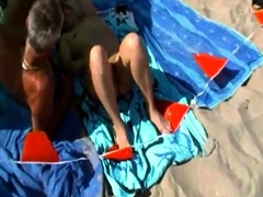 Lisa receives a present in her pussy on the cap adge beach