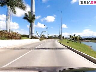 Lustful mother i'd like to fuck sucks lovers giant schlong hard inside the car