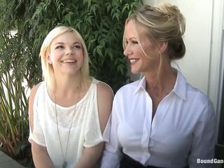 Vote Simone Sonay! Hawt Blond Dominated by Stepmom & Group-fucked! Dap!