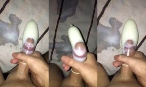 Gay Solo Fake Hyperspermia In Condom - Fresh HD Scene