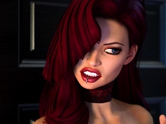 Outdoor pleasure with sex toys in hentai video