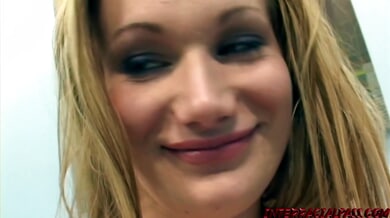 Katie Ray takes two black cocks at once in a hot interracial threesome