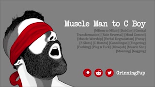 [Audio] Muscle Man Gets Turned into a Cunt-Boy