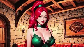 Hot animated witch gets fucked and disappears in 3D animation