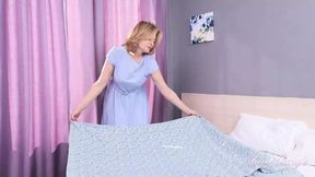 Mature MILF Diana rides sexy older man's cock