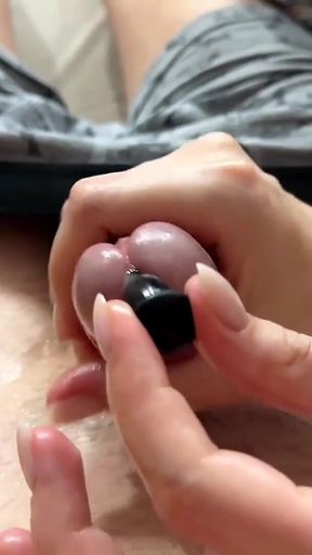 Femdom Cumshot Compilation. Only She Decides When He Cum.