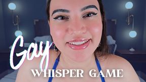 GAY WHISPER GAME - Gay Humiliation with Humiliatrix Countess Wednesday - Encouraged Bi, Expose-Fantasy, Gay Encouragement MP4 1080p