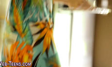 Mini les teen ho licking