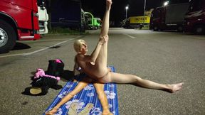 Naked by the truckers