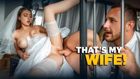 New wife surprises everyone with her insatiable sexual appetite on her goddamn wedding night alone; bride sex