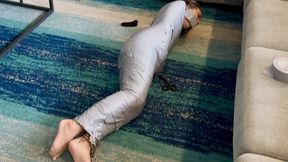 Paid to Escape 9 -Blake LaVista is challenged to escape from bondage mummification