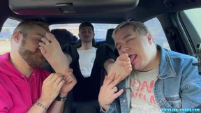 Dimitri Hops In For Some Foot Action With Matt And Ryder