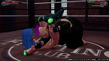 Twiggy Nelson VS BOLDA the BEAST (Naked Fighter 3D)