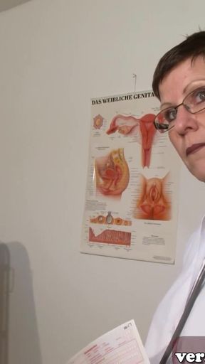 Powerful moment from "German wife doctor persuades to have sex in the doctor's office"