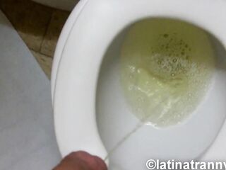 Nikki Montero stroking the Hotel Hall in her cheap room pissing crap-house