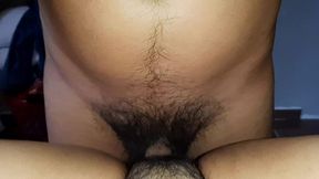 rainy day and my relative came to visit me, how rich is the mature cock