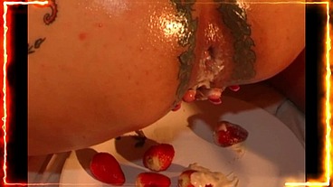 queres el postre yo te lo preparo , especial frutillas con crema a la perla lopez