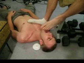 Big Cock Worships Amateur's Socked Feet