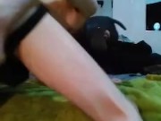 OV Pup plays with Goliath