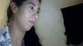 Freaky Argentinian teen chick shows me her sexy booty
