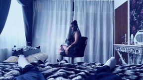 Morticia makes it a hot Halloween night