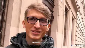 Nerdy Twink Explores Big Czech Cock – Wild Bareback Ride –XXXGay
