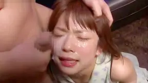 Asian Goddess Drenched in Semen during JAV Bukkake Bliss