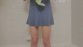 Desperately Drenching Pad with Pee