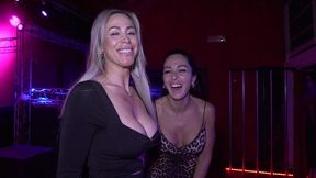 onlymaya - bts hot blonde comes to the club to get fucked and pissed.
