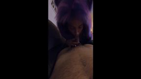 puppy girl licks and jerks me off until I shoot