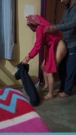 Desi Indian Bhabhi Called He Lover and Secretly Fucked by Big Cock
