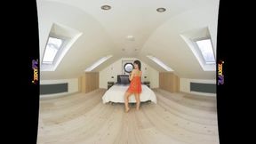 Wake Up With You Busty Brunette Girlfriend in Virtual Reality 3D