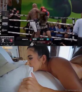 Blacked brunette lena gets creampied by white guy in interracial scene