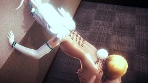 Yaoi Femboy - Femboy eats Kaze'_s ass to orgasm - Sissy Femboy Trap Japanese Asian Manga Anime Game Porn Gay