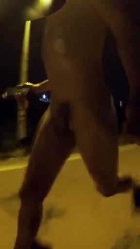 Enjoying My Nudity in the Suburb I Had to Escape From Boy Who Yelled at Me, Hide and Jerk off