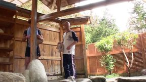 Slutty Beauty Asian Scene-1 Thin Japanese Girl with Small Tits Fucking in BDSM Threesome