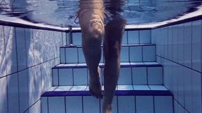 Underwater Show featuring Elena's brunette scene