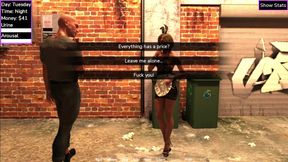 Bald Daddy Thougt I&#039;m A Girl &amp; Got A Sloppy Blowjob From Me in the Street Corner