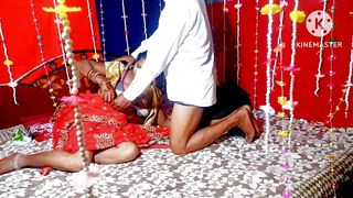 Real village wedding night, Indian newly married bride&#039;s first time hardcore sex HQ XDESI.