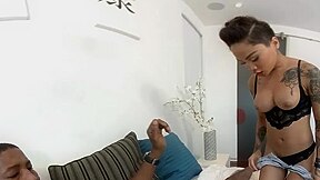 Short Haired Slut Loves The Taste Of Bbc