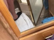 outside jerk off cum in rv